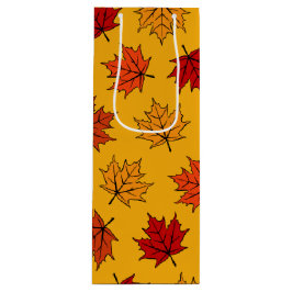 秋の紅葉 ワインギフトバッグ