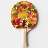 秋の紅葉 卓球ラケット (正面)