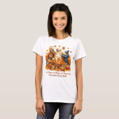 秋の紅葉 愛する秋 Tシャツ (正面フル)