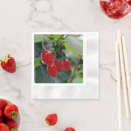 秋の紅葉 縁ありカクテルナプキン (インサイチュ)