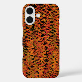 秋の紅葉 葉っぱ アート iPhone 16ケース