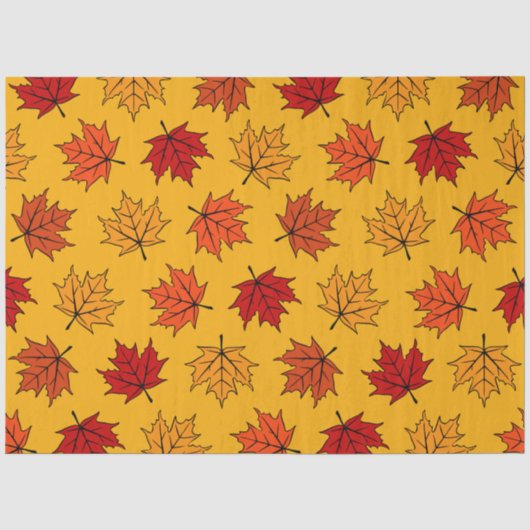 秋の紅葉 薄葉紙 (正面)