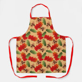 秋の紅葉 | Happy Thanksgiving エプロン (正面)