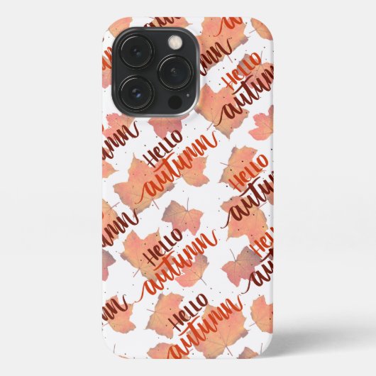 秋の紅葉iPhone 13 Proスリムフィットケース iPhoneケース (裏面)