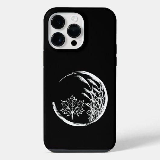 秋の紋章 iPhoneケース (裏面)