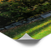 秋の納屋 ポスター (角)