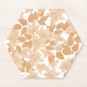 秋の紙コースター ペーパーコースター (正面)