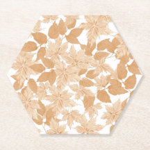 秋の紙コースター