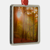 秋の素晴らしさ メタルオーナメント (右)