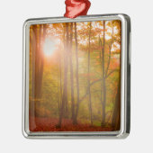 秋の素晴らしさ メタルオーナメント (左)