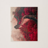 秋の素晴らし中国の壁ジグソーパズル ジグソーパズル (縦)