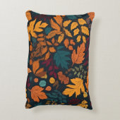 秋の素晴らし紅葉 アクセントクッション (裏面(縦))