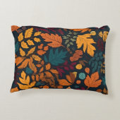 秋の素晴らし紅葉 アクセントクッション (裏面)