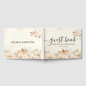 秋の素朴かぼちゃと花 ゲストブック (全面)