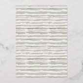 秋の素朴かぼちゃアーチフローラ保存日付 箔招待状 (裏面)