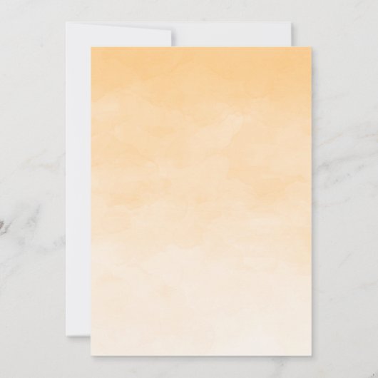 秋の素朴かぼちゃ感謝祭ディナー 招待状 (裏面)