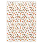 秋の素朴な田舎のキノコ テーブルクロス (正面)