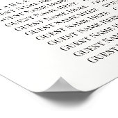 秋の素朴バラ植物台本の座席表 ポスター (角)