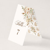 秋の素朴バラ植物台本番号 (裏面)