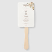 秋の素朴バラ植物学プログラム ハンドファン (正面)