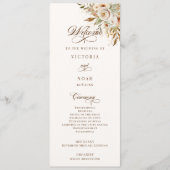 秋の素朴バラ植物学 プログラム (正面)