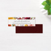 秋の素朴フローラの結婚ウェブサイトRSVP (デスク)