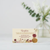 秋の素朴フローラカボチャ エンクロージャーカード (スタンド正面)