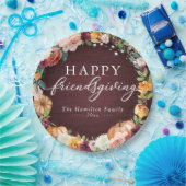 秋の素朴フローラフレンドシグディナー紙Pl ペーパープレート (パーティー)