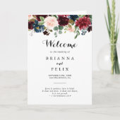 秋の素朴ブルゴーニュの書結婚道 プログラム (正面)