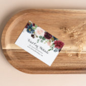 秋の素朴ブルゴーニュ書結婚道のサイト エンクロージャーカード