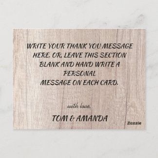 秋の素朴ブルゴーニュ書道結婚フラット ポストカード