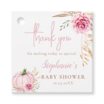 秋の素朴ボホパンプキンベビーガールシャワー