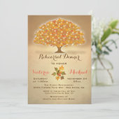 秋の素朴リハーサル夕食灯 招待状 (スタンド正面)