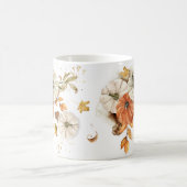 秋の素朴収穫カボチャコーヒーマグ コーヒーマグカップ (中央)