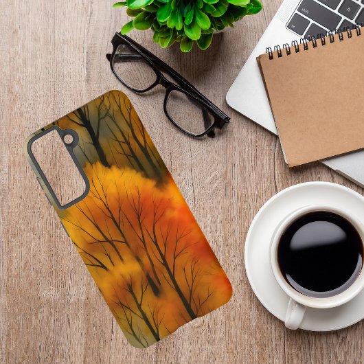 秋の素朴森 – 秋の水彩 SAMSUNG GALAXYケース
