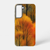 秋の素朴森 – 秋の水彩 SAMSUNG GALAXYケース (裏面)