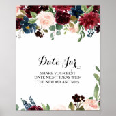 秋の素朴眩しいブルゴーニュの日の瓶の看板 ポスター (正面)