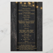 秋の素朴秋の結婚式式 (裏面)