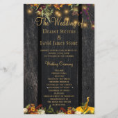 秋の素朴秋の結婚式式 (正面)