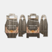 秋の素朴秋カボチャありがとうお気に入りボックス フェイバーボックス (折り畳みなし)