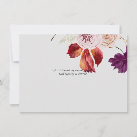 秋の素朴秋カボチャのイチジクの花結婚の数 (裏面)