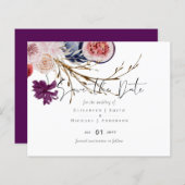 秋の素朴秋カボチャのイチジクの花結婚の数 (正面/裏面)