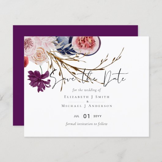 秋の素朴秋カボチャのイチジクの花結婚の数 (正面/裏面)