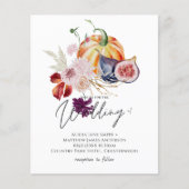 秋の素朴秋カボチャのイチジクの花結婚の数 (正面)