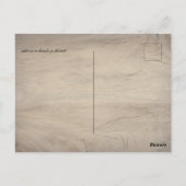 秋の素朴秋カボチャのイチジクの花結婚の数 ポストカード (裏面)