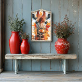 秋の素朴秋キリンポートレートDE3デクページ 薄葉紙