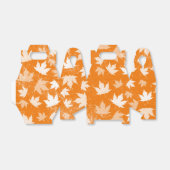 秋の素朴紅葉パターン フェイバーボックス (折り畳みなし)