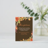秋の素朴紅葉披露宴 エンクロージャーカード (スタンド正面)