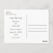 秋の素朴花はがきを保存 ポストカード (裏面)