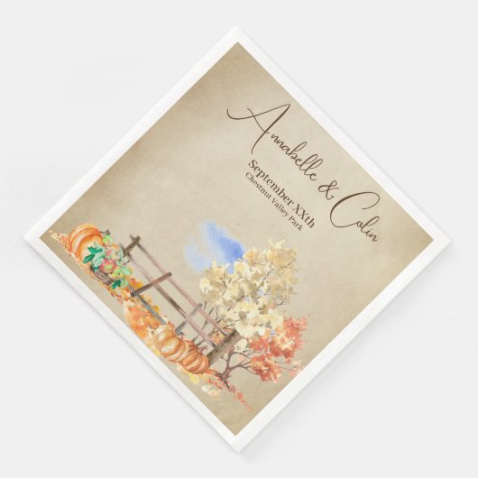 秋の素朴風景の木とカボチャの羊飼い (コーナー)